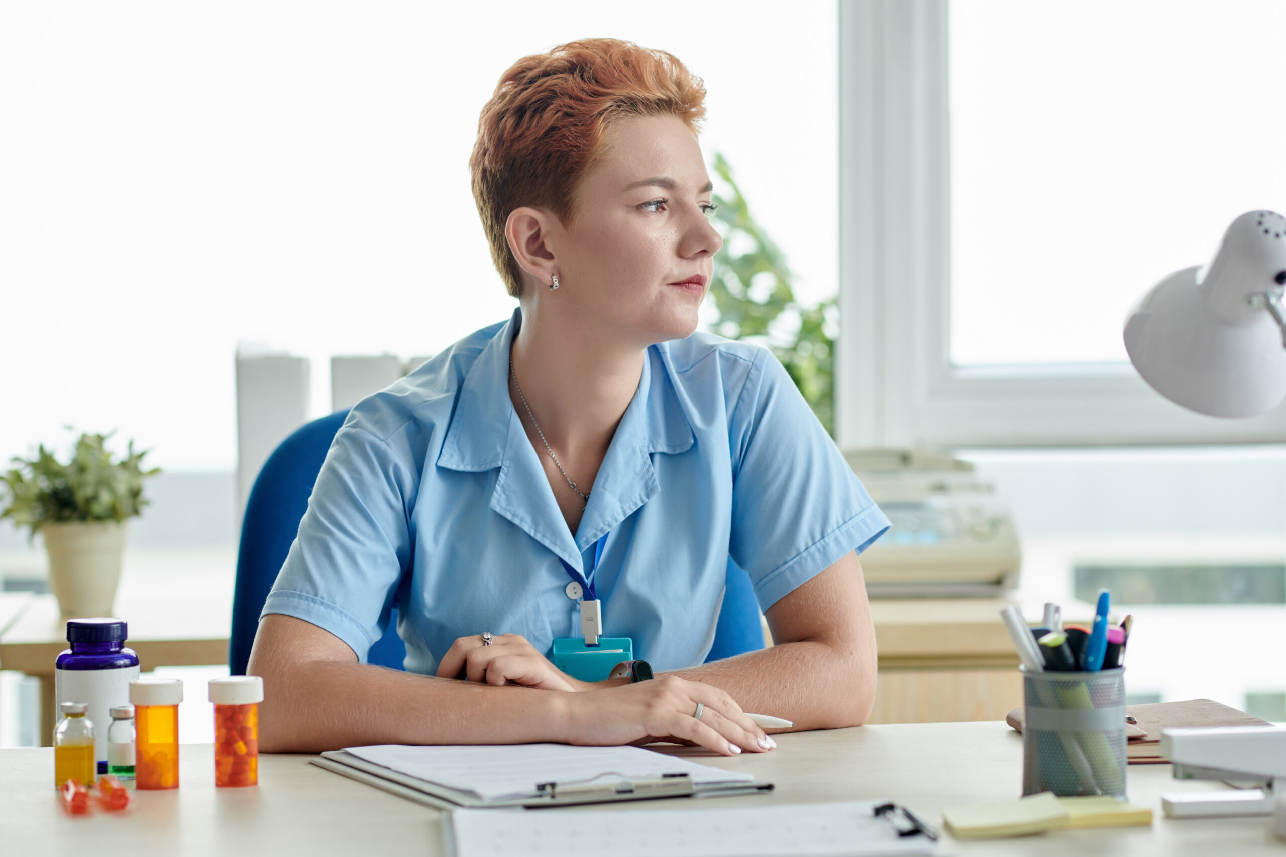 A Psychiatric nurse practitioner overseeing meds